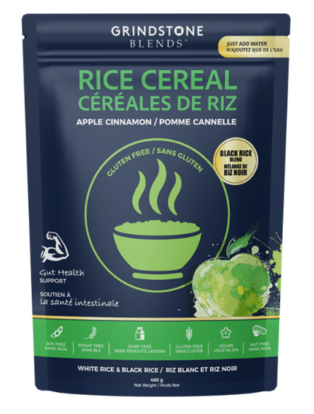 Grindstone Blends - Wellness Rice Cereal - Apple Cinnamon, 400 g