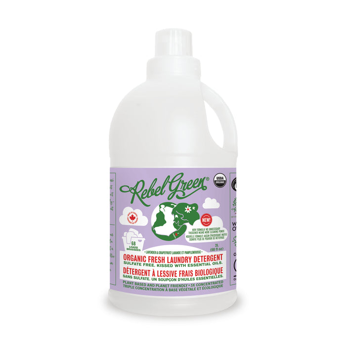 Rebel Green - Laundry Detergent Lavender & Grapefruit, 1.9 L