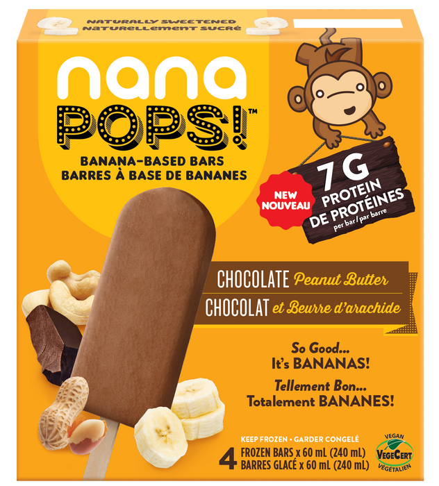 Nanashake - Chocolate Peanut Butter Nanapops, 240 mL