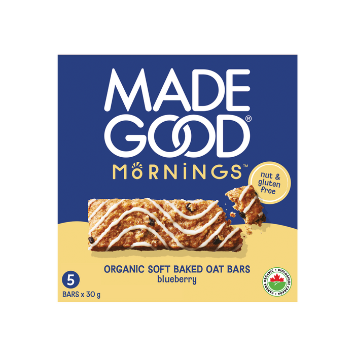 Made Good - Blueberry Soft Baked Oat Bars, 5x30 g