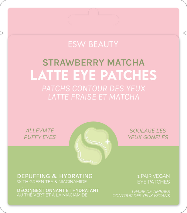 ESW Beauty - Eye Patch - Strawberry Matcha Latte, 2 Count