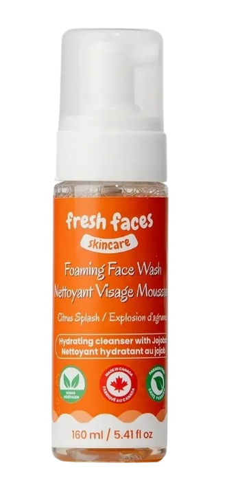 Fresh Faces Skincare - Foaming Face Wash Citrus Splash, 160 mL