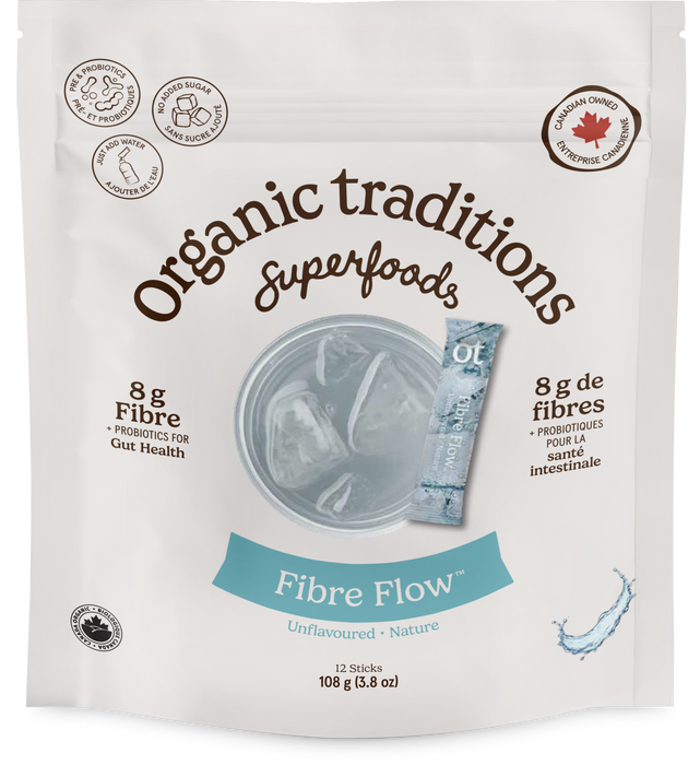 Organic Traditions - Fibre Flow - Unflavoured, 108 g