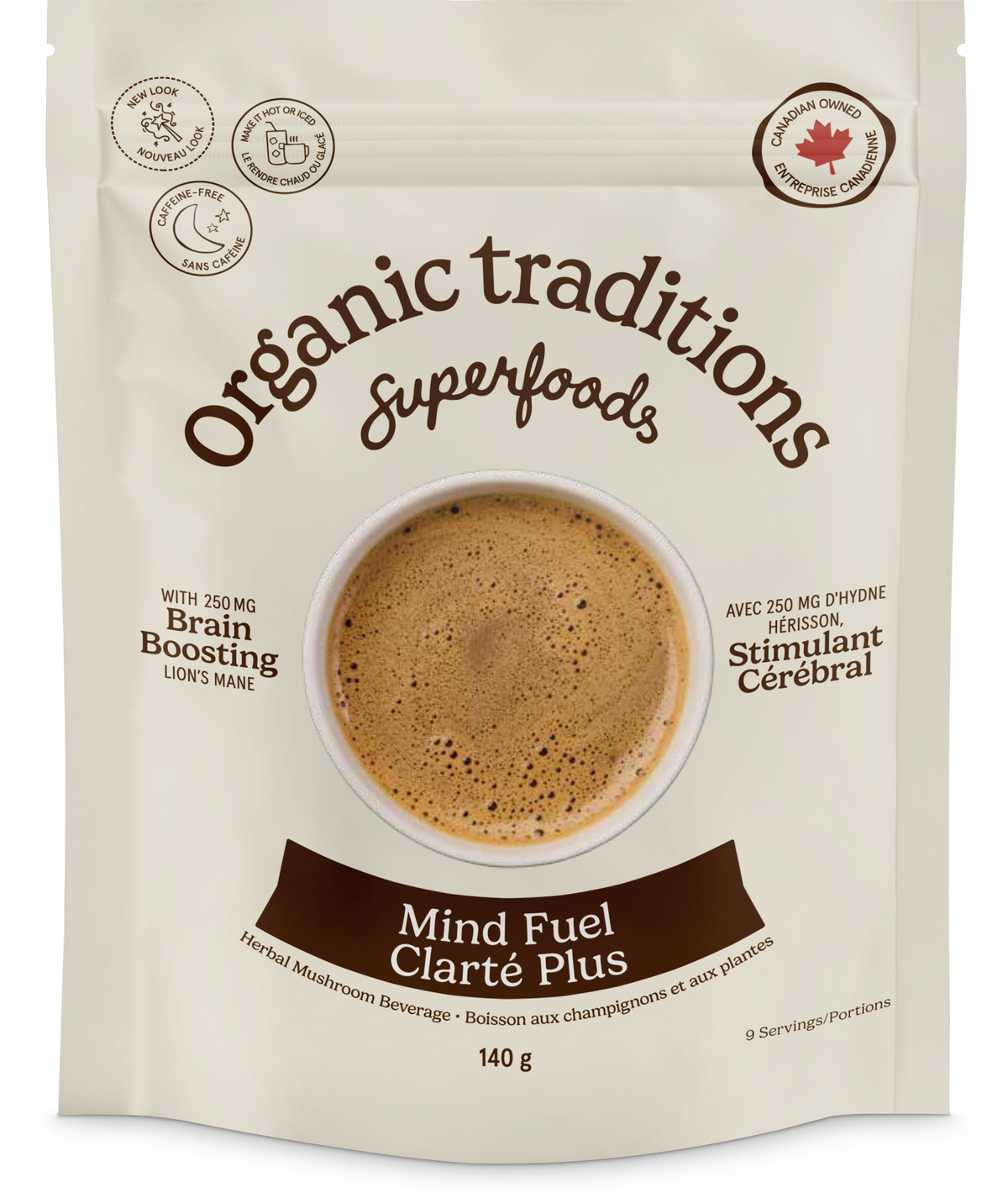 Organic Traditions - Mind Fuel, 140 g — Goodness Me!