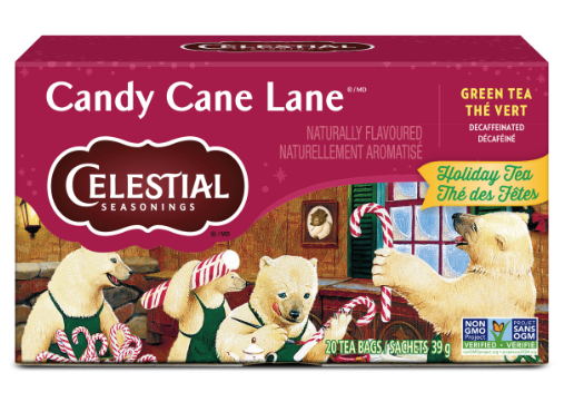 Celestial Seasonings - Candy Cane Lane Tea, 20 Count