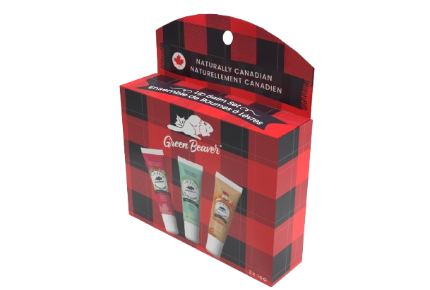 Green Beaver - Lip Balm Set, 3 Count