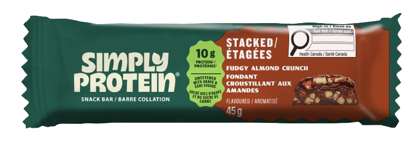 Simply Protein - Stacked Bar Fudgy Almond Crunch, 45 g