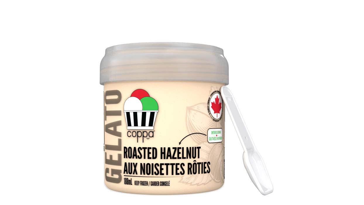 Coppa Gelato - Gelato - Roasted Hazelnut, 188 mL