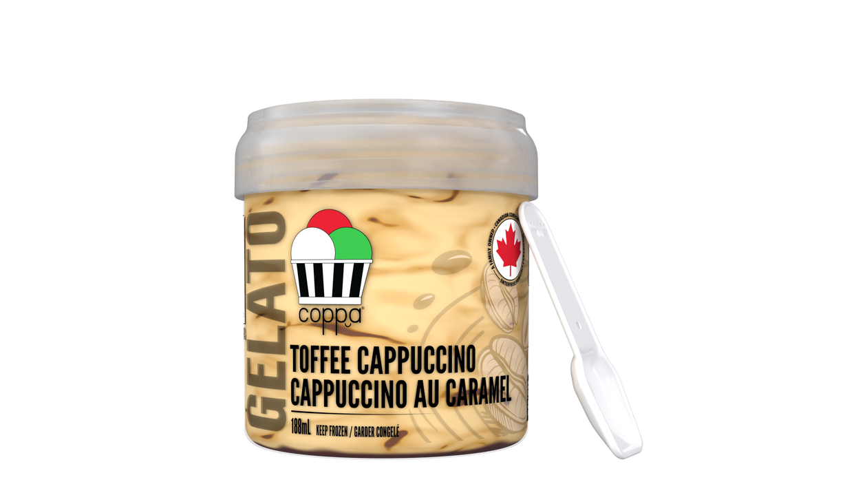 Coppa Gelato - Gelato - Toffee Cappuccino, 188 mL