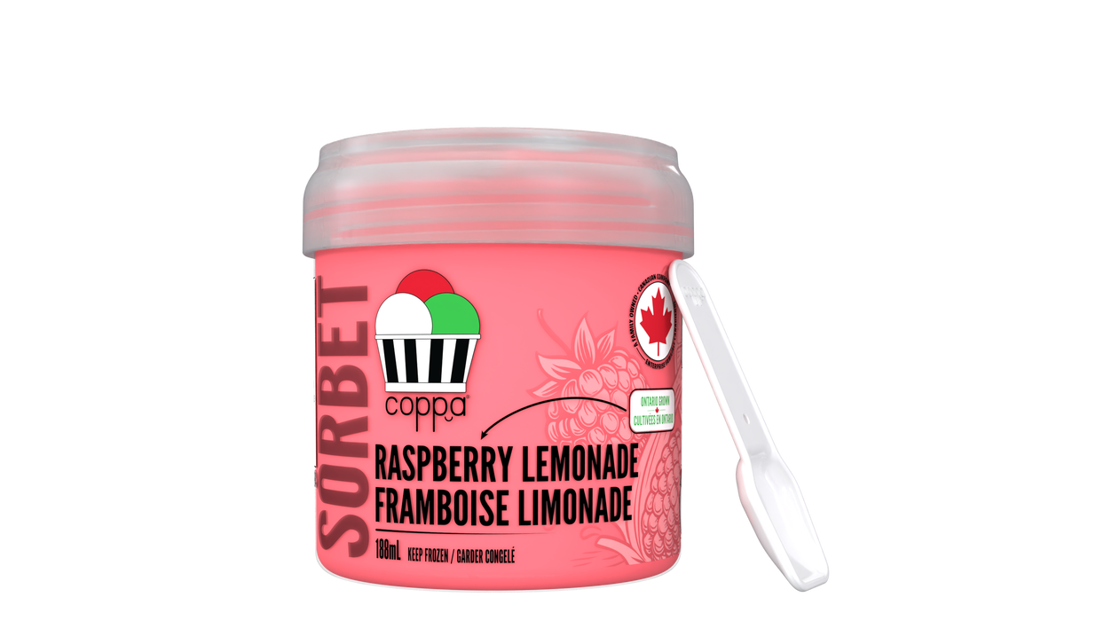 Coppa Gelato - Sorbet - Raspberry Lemonade, 188 mL