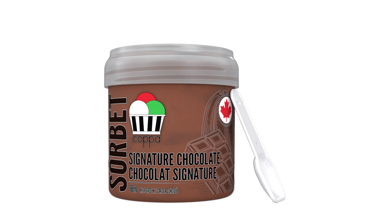 Coppa Gelato - Sorbet - Signature Chocolate, 188 mL