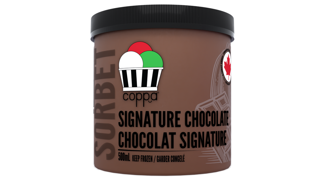 Coppa Gelato - Sorbet - Signature Chocolate, 500 mL