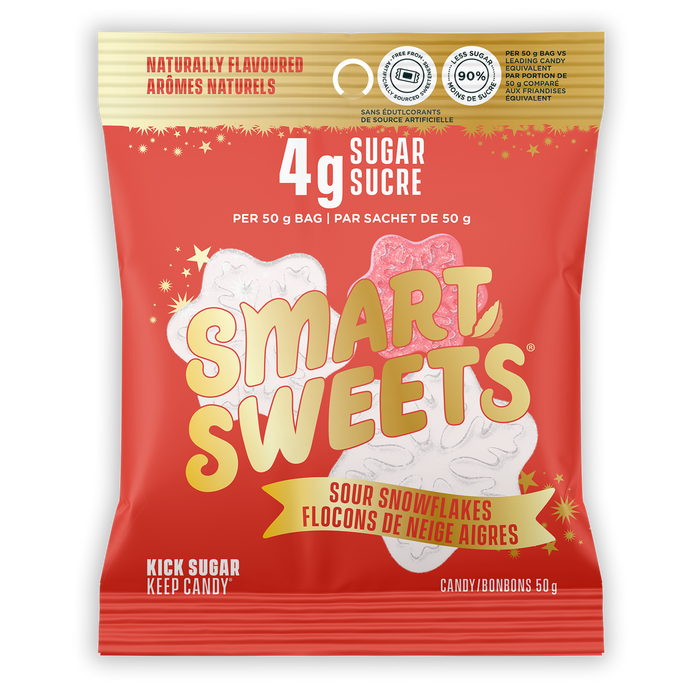 Smart Sweets - Sour Snowflakes, 50 g