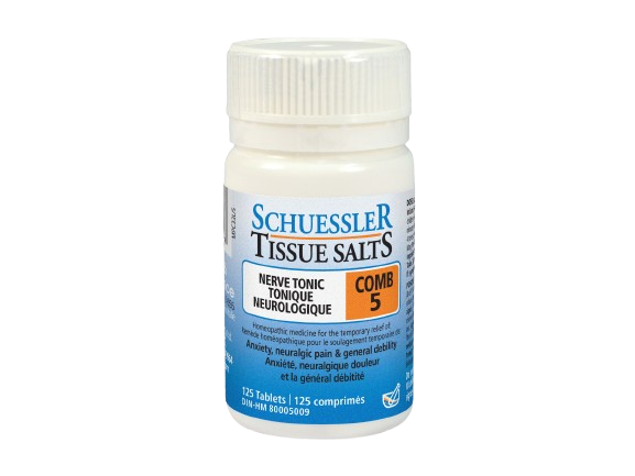 Schuessler - Comb 5 Tabs, 125 Tablets