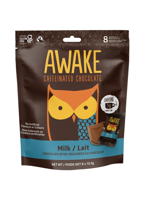 Awake Chocolate - Milk Chocolate, 108 g