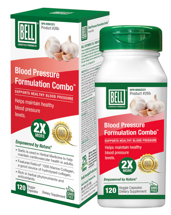 Bell - Blood Pressure Formulation Combo, 120 Capsules