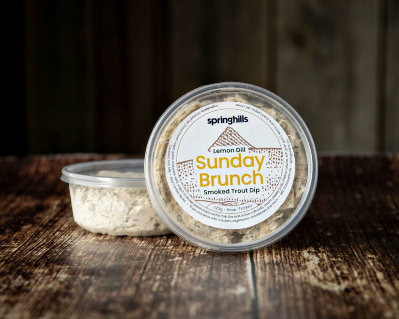 Springhills Fish - Smoked Trout Dip - Lemon-Dill, 225 g