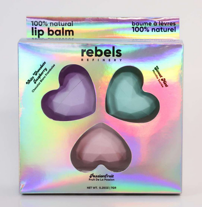 Rebels Refinery - Heart 3 Pack Gift Set, 3 Count