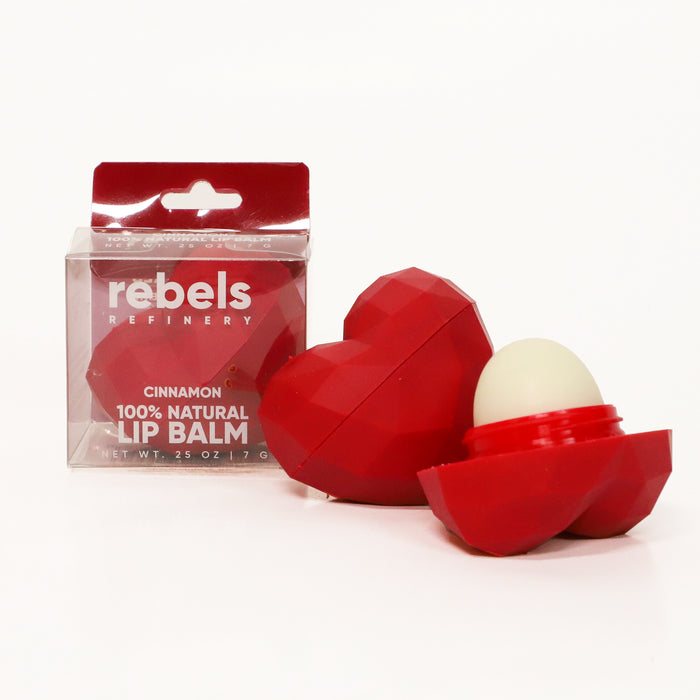 Rebels Refinery - Red Heart Lip Balm Cinnamon, 7 g