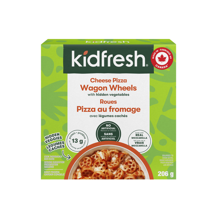 Kidfresh - Cheese Pizza Wagon Wheels, 206 g
