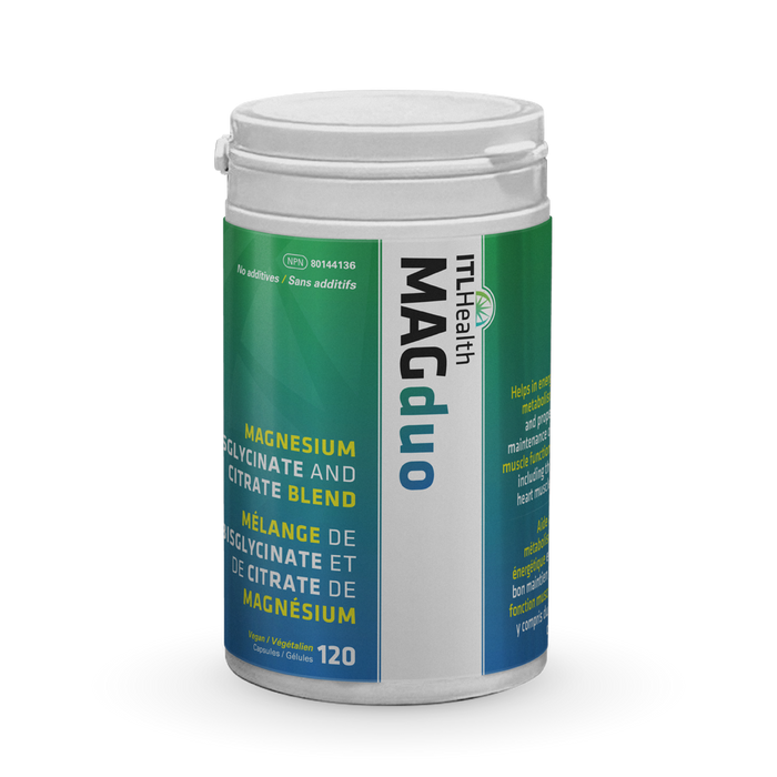 ITL Health - MAGduo - BisGlycinate and Citrate, 120 Vcaps