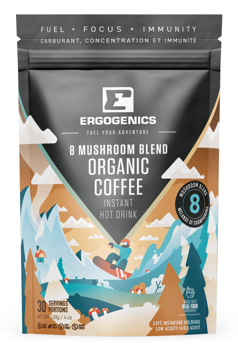 Ergogenics Nutrition - Mushroom Blend - Organic Coffee, 120 g