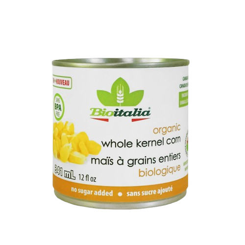 Bioitalia - Organic Whole Kernel Corn, 341 mL