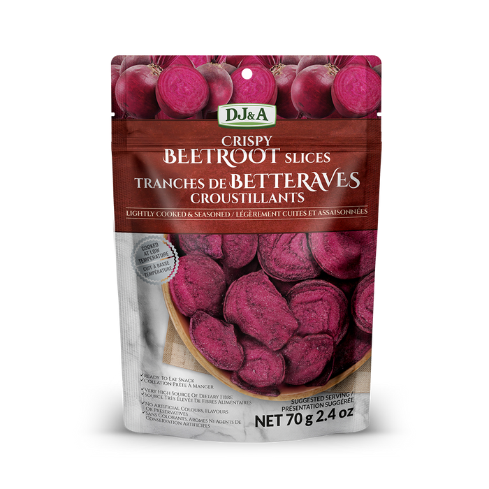 DJ&A - Crispy Beetroot Slices, 70 g