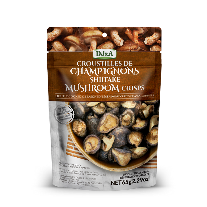 DJ&A - Shiitake Mushroom Crisps, 65 g