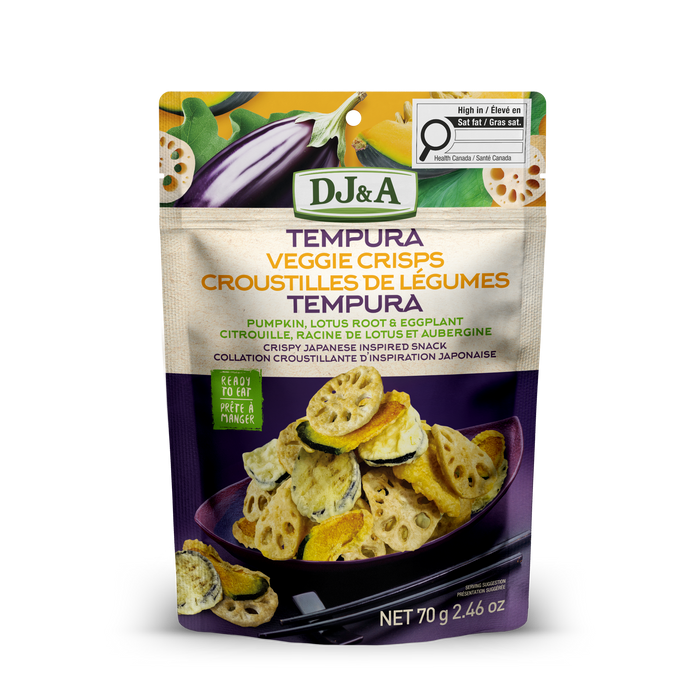 DJ&A - Tempura Veggie Crisps, 70 g