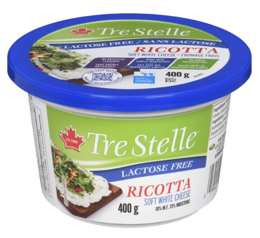 Tre Stelle - Lactose Free Ricotta, 400 g