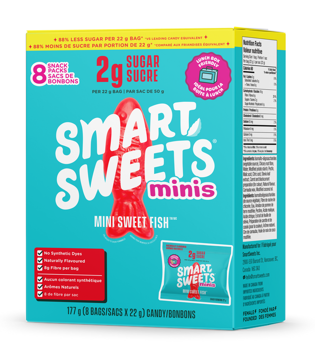 Smart Sweets - Mini Sweet Fish, 177 g