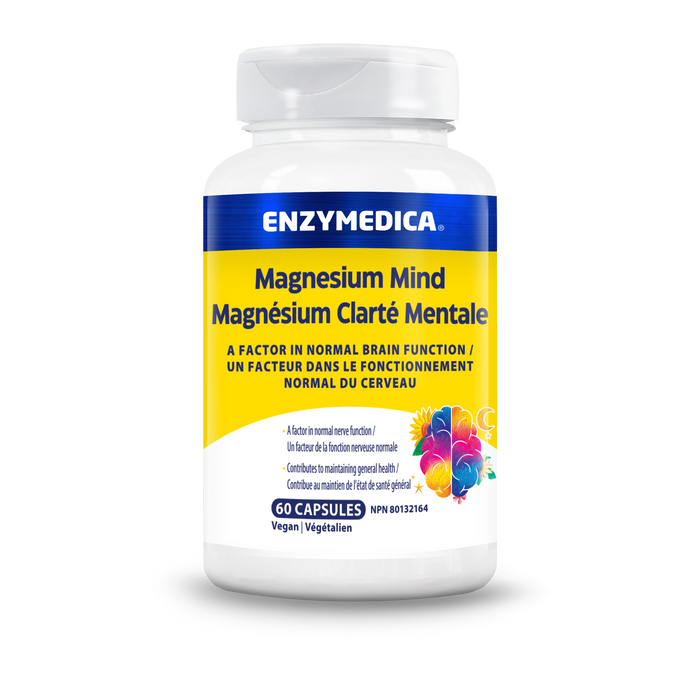 Enzymedica - Magnesium Mind, 60 Capsules