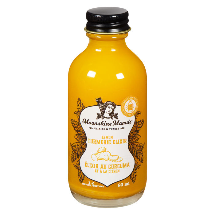 Moonshine Mama's - Lemon Turmeric Elixir, 60 mL