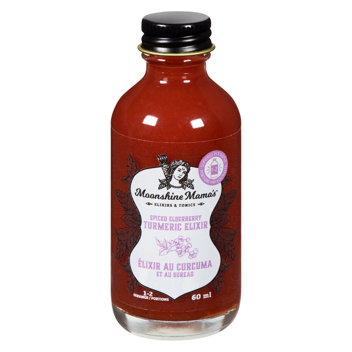 Moonshine Mama's - Spiced Elderbrry Turmeric Elixir, 60 mL