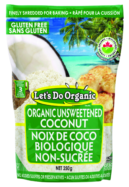 Let's Do... Organic - Organic Unsweetened Coconut, 250 g