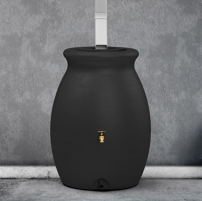 Algreen - Castilla Rain Barrel - Black, Each