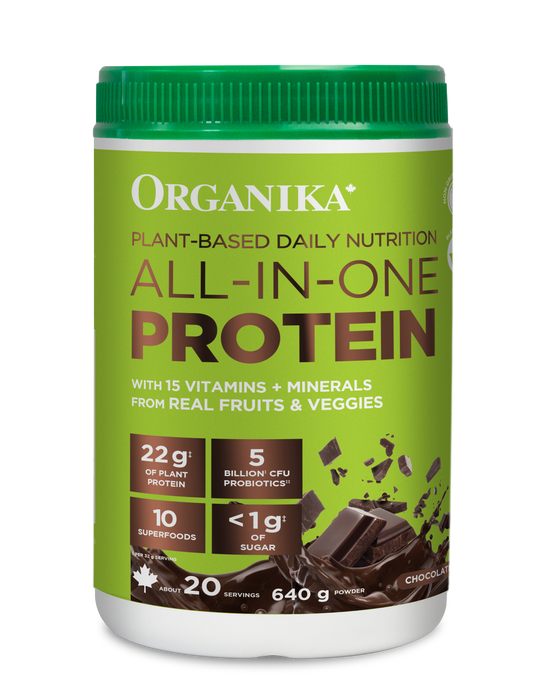 Organika - Plant Protein All-In-One Chocolate, 640 g