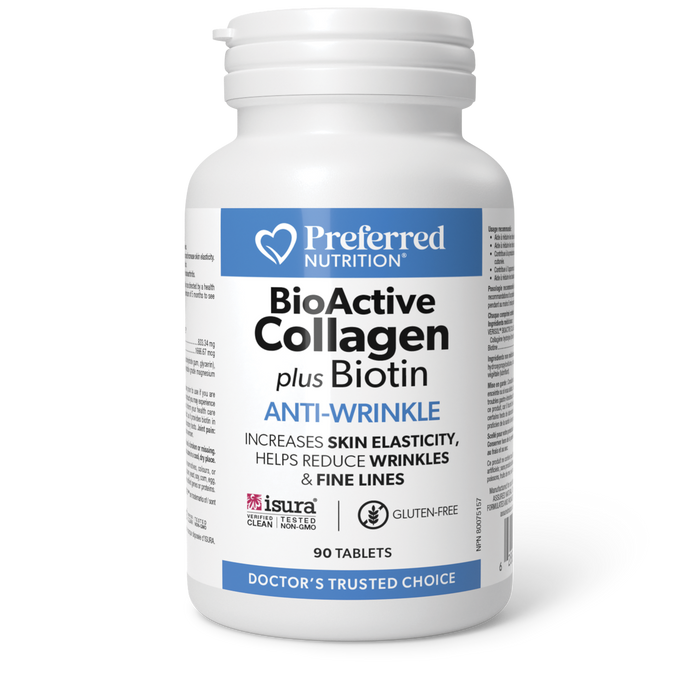 Preferred Nutrition - Bioactive Collagen Plus Biotin, 90 Tablets