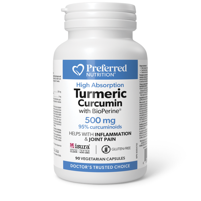 Preferred Nutrition - Turmeric Ultra with Black Pepper, 90 Vcaps