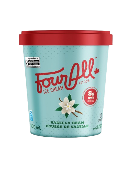 Four All Ice Cream - Vanilla Ice Cream, 500 mL