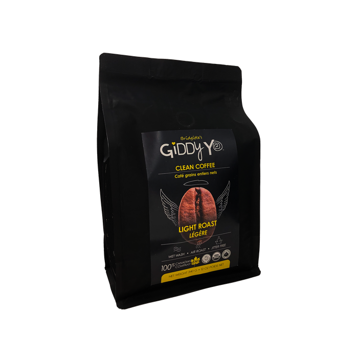 GIDDY YO - Organic Clean Beans - Light Roast, 340 g