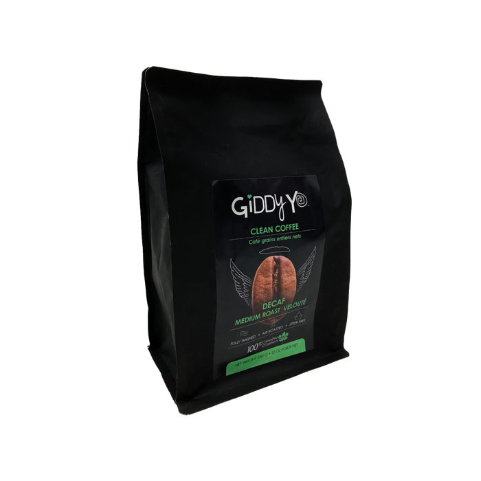 GIDDY YO - Organic Clean Beans - Decaf, 340 g