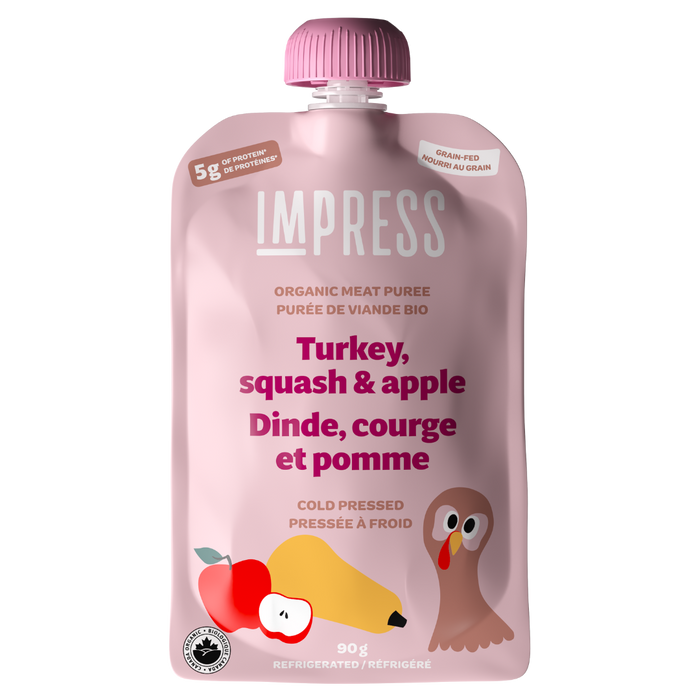 Impress Foods - Pouch - Turkey Squash Apple, 90 g