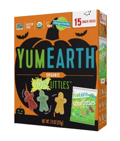 Yum Earth - Organic Halloween Sour Littles, 15 Count