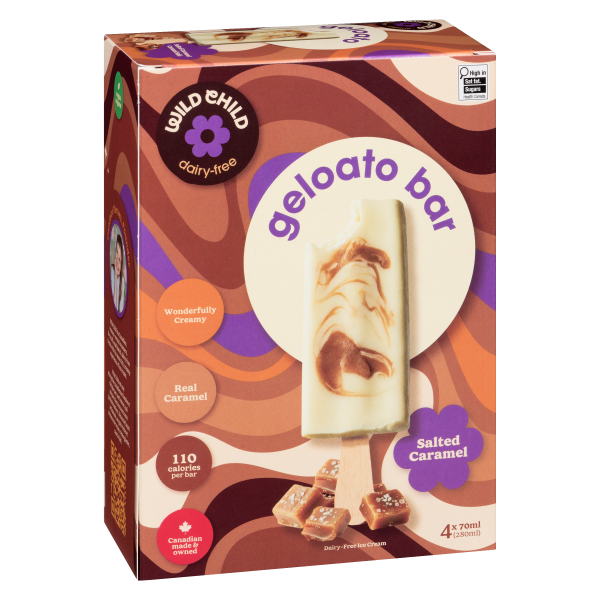 Wild Child - GelOato Bars - Salted Caramel, 280 mL