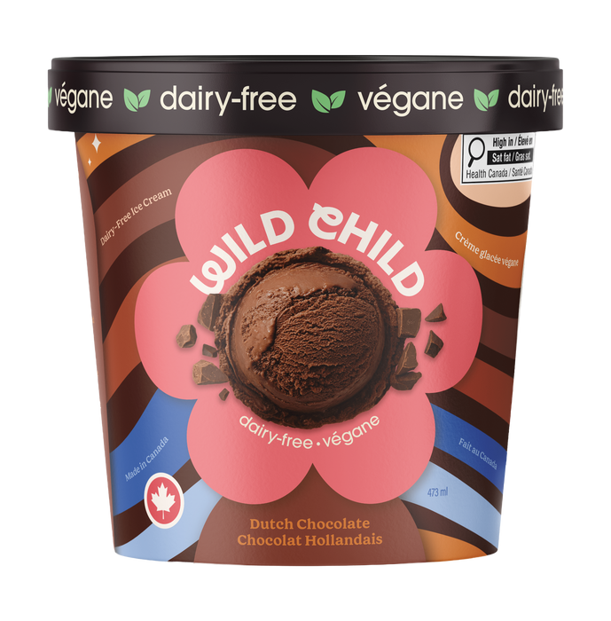Wild Child - Vegan Ice Cream Dutch Chocolate, 473 mL