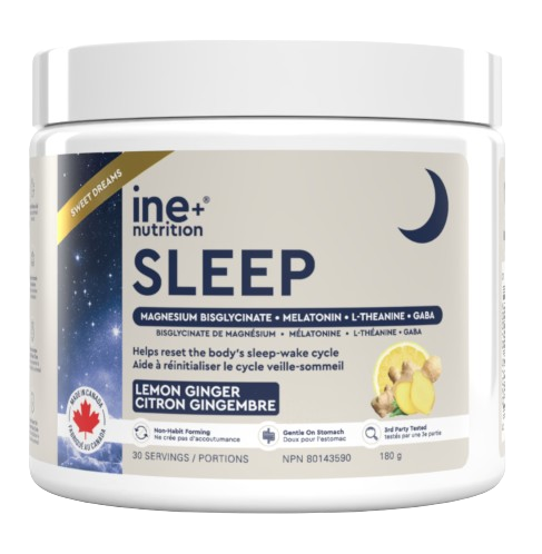 ine+ Nutrition - Sleep - Lemon Ginger, 180 g