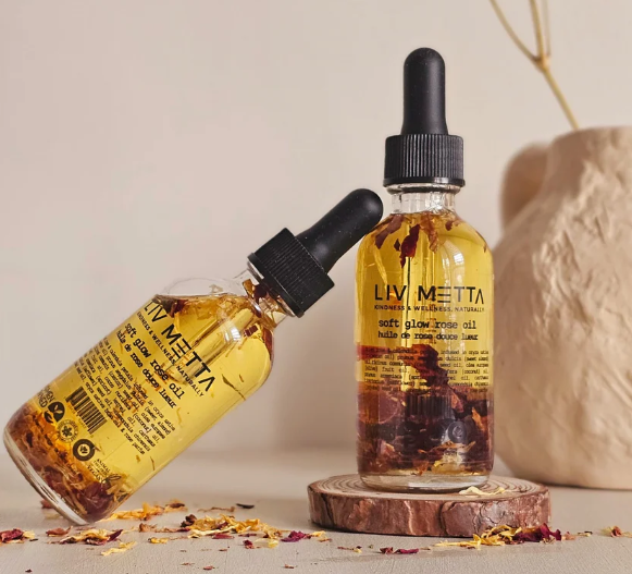 Liv Metta Wellness - Soft Glow Rose Oil, 60 mL