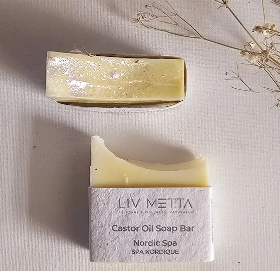 Liv Metta Wellness - Nordic Spa Castor Oil Soap, 125 g